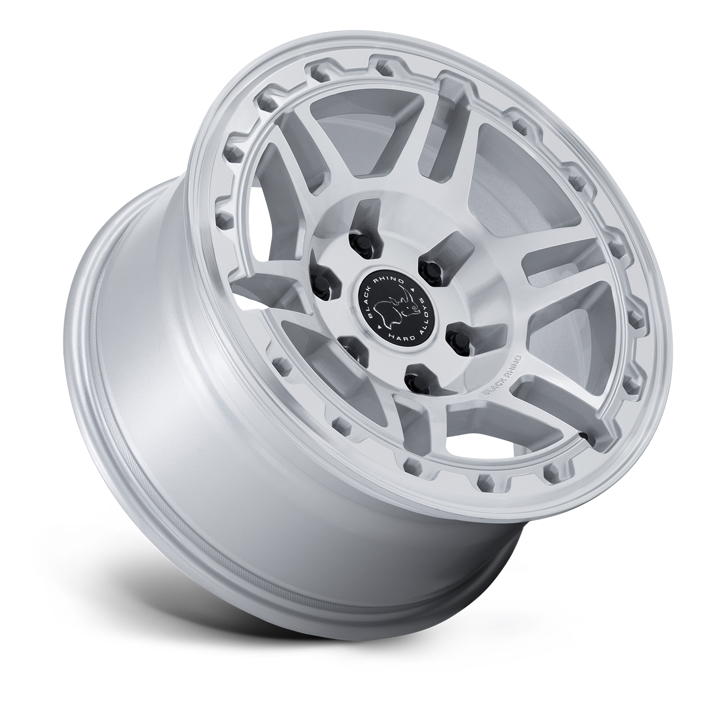 BLACK RHINO ブラックライノ ホイール BR039 VANGUARD | GLOSS SILVER W/ MACHINED FACE