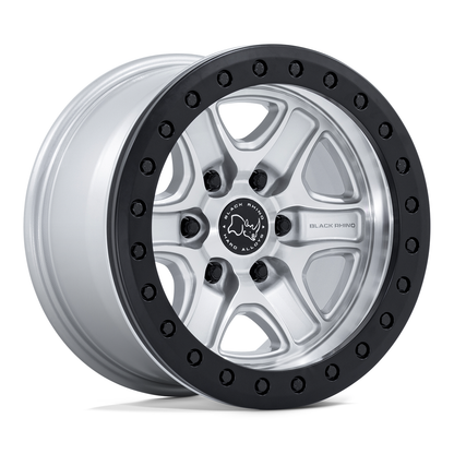 BLACK RHINO ブラックライノ ホイール BR200 ECHO TRAIL LOCK BEADLOCK | HYPER SILVER W/ MACHINED FACE