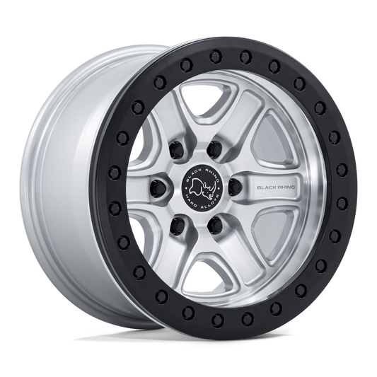 BLACK RHINO ブラックライノ ホイール BR200 ECHO TRAIL LOCK BEADLOCK | HYPER SILVER W/ MACHINED FACE