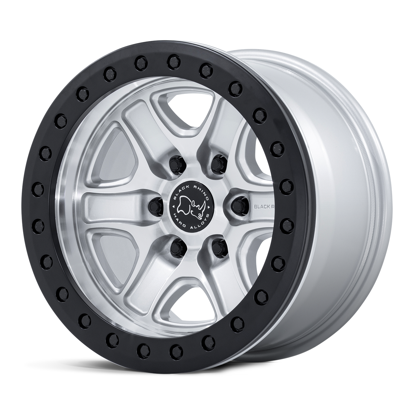 BLACK RHINO ブラックライノ ホイール BR200 ECHO TRAIL LOCK BEADLOCK | HYPER SILVER W/ MACHINED FACE