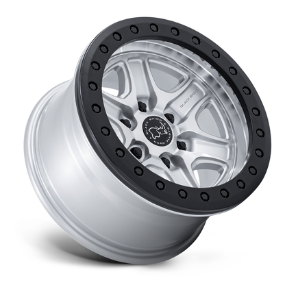 BLACK RHINO ブラックライノ ホイール BR200 ECHO TRAIL LOCK BEADLOCK | HYPER SILVER W/ MACHINED FACE