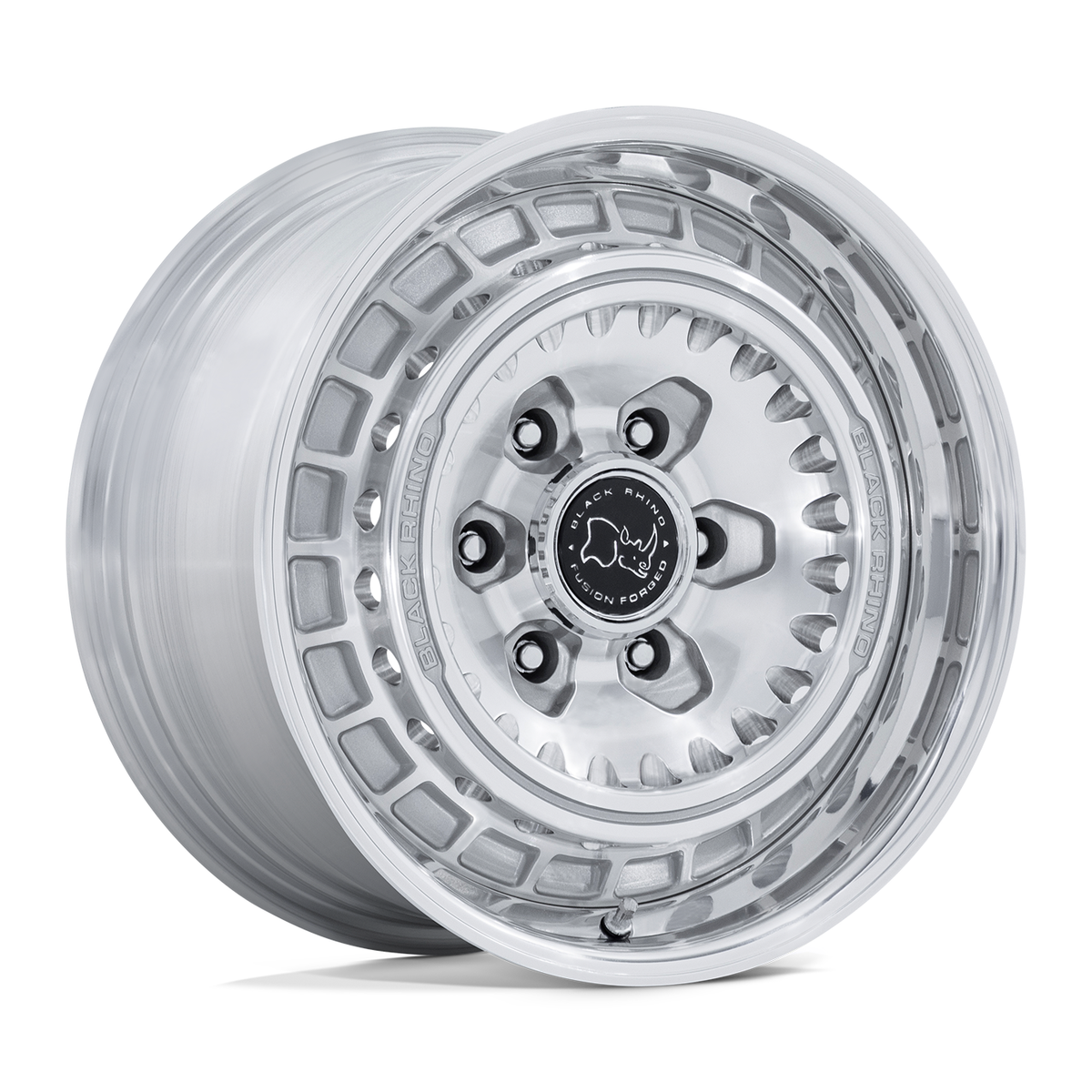 BLACK RHINO ブラックライノ ホイール BR601 BASTION | GLOSS SILVER MACH-FACE POL-LIP