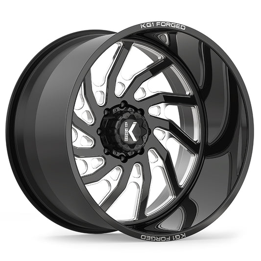 KG1 FORGED ホイール KF006 BOUNTY | GLOSS BLACK MILLED