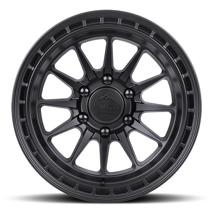 Lock Off Road Wheels ロックオフロード ホイール BAJA | Matte Black w/ Matte Black Ring
