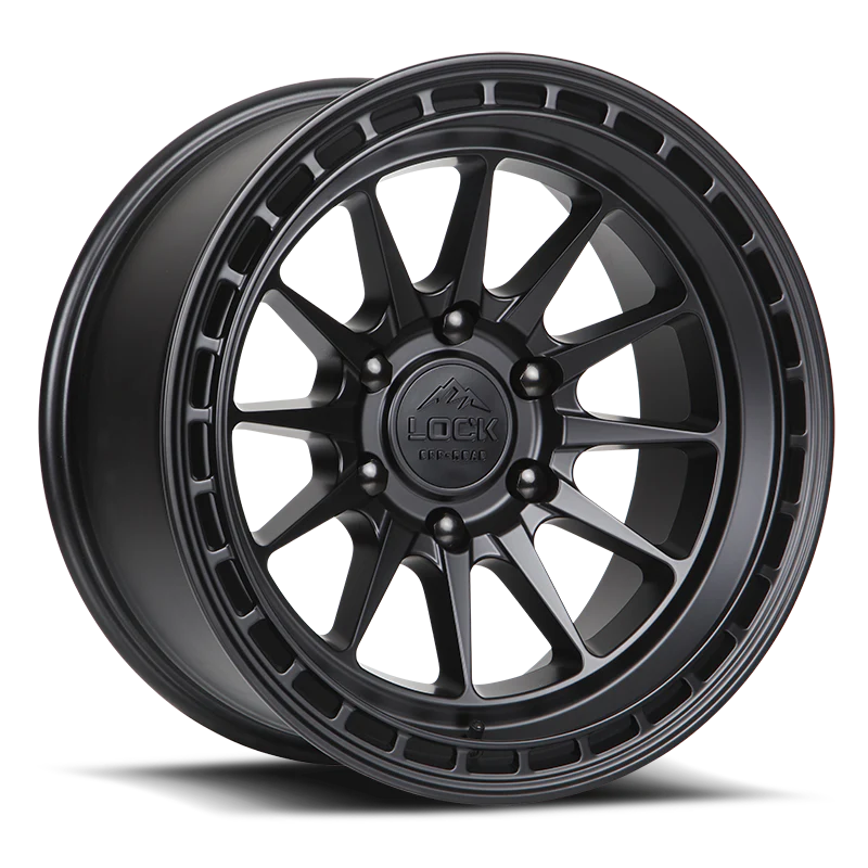 Lock Off Road Wheels ロックオフロード ホイール BAJA | Matte Black w/ Matte Black Ring