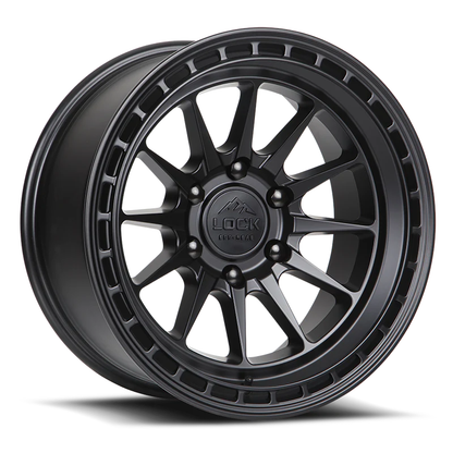 Lock Off Road Wheels ロックオフロード ホイール BAJA | Matte Black w/ Matte Black Ring