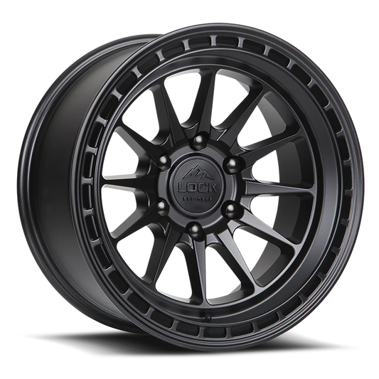 Lock Off Road Wheels ロックオフロード ホイール BAJA | Matte Black w/ Matte Black Ring