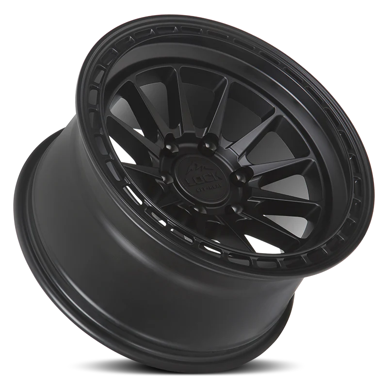 Lock Off Road Wheels ロックオフロード ホイール BAJA | Matte Black w/ Matte Black Ring
