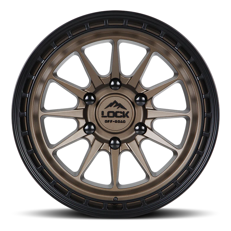 Lock Off Road Wheels ロックオフロード ホイール BAJA | Matte Desert Bronze w/ Matte Black Ring