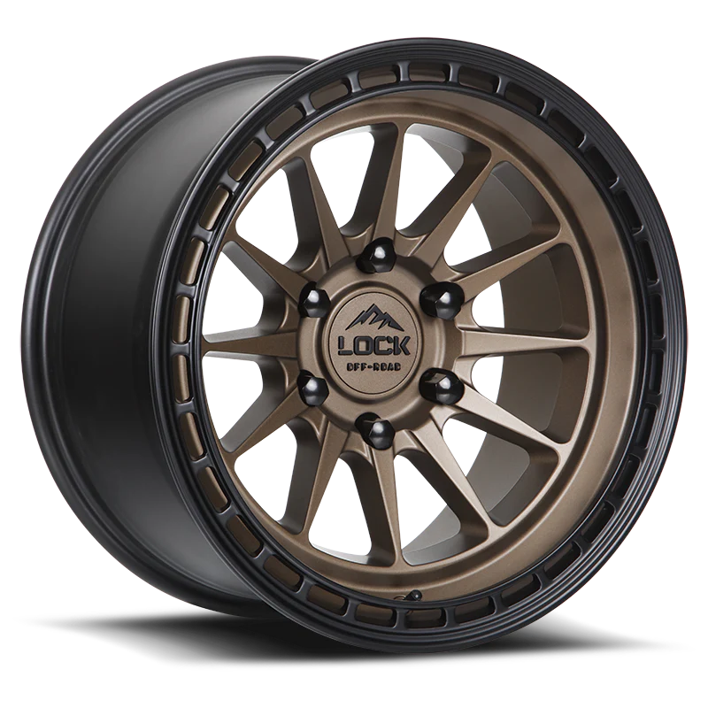 Lock Off Road Wheels ロックオフロード ホイール BAJA | Matte Desert Bronze w/ Matte Black Ring