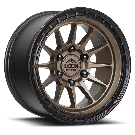 Lock Off Road Wheels ロックオフロード ホイール BAJA | Matte Desert Bronze w/ Matte Black Ring