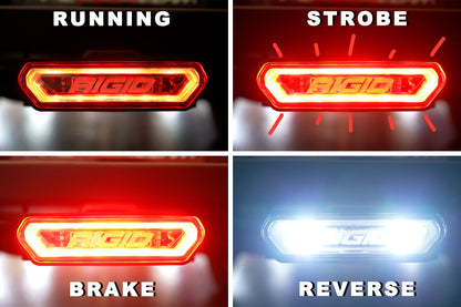 Rigid Industries チェイスライト (レッド/ブルー/アンバー)