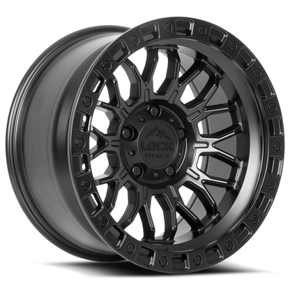 Lock Off Road Wheels ロックオフロード ホイール COMBAT | Matte Black w/ Matte Black Ring