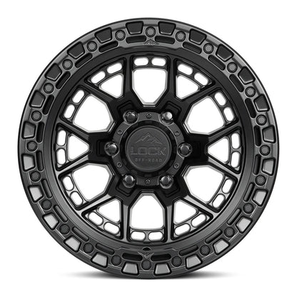 Lock Off Road Wheels ロックオフロード ホイール COMMANDO | Matte Black w/ Matte Black Ring