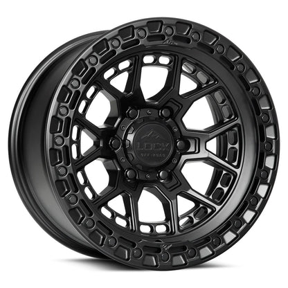 Lock Off Road Wheels ロックオフロード ホイール COMMANDO | Matte Black w/ Matte Black Ring