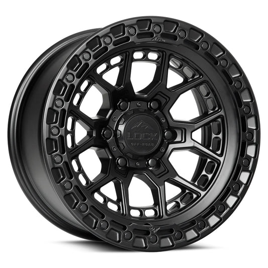 Lock Off Road Wheels ロックオフロード ホイール COMMANDO | Matte Black w/ Matte Black Ring