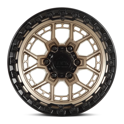 Lock Off Road Wheels ロックオフロード ホイール COMMANDO | Matte Bronze w/ Matte Black Ring