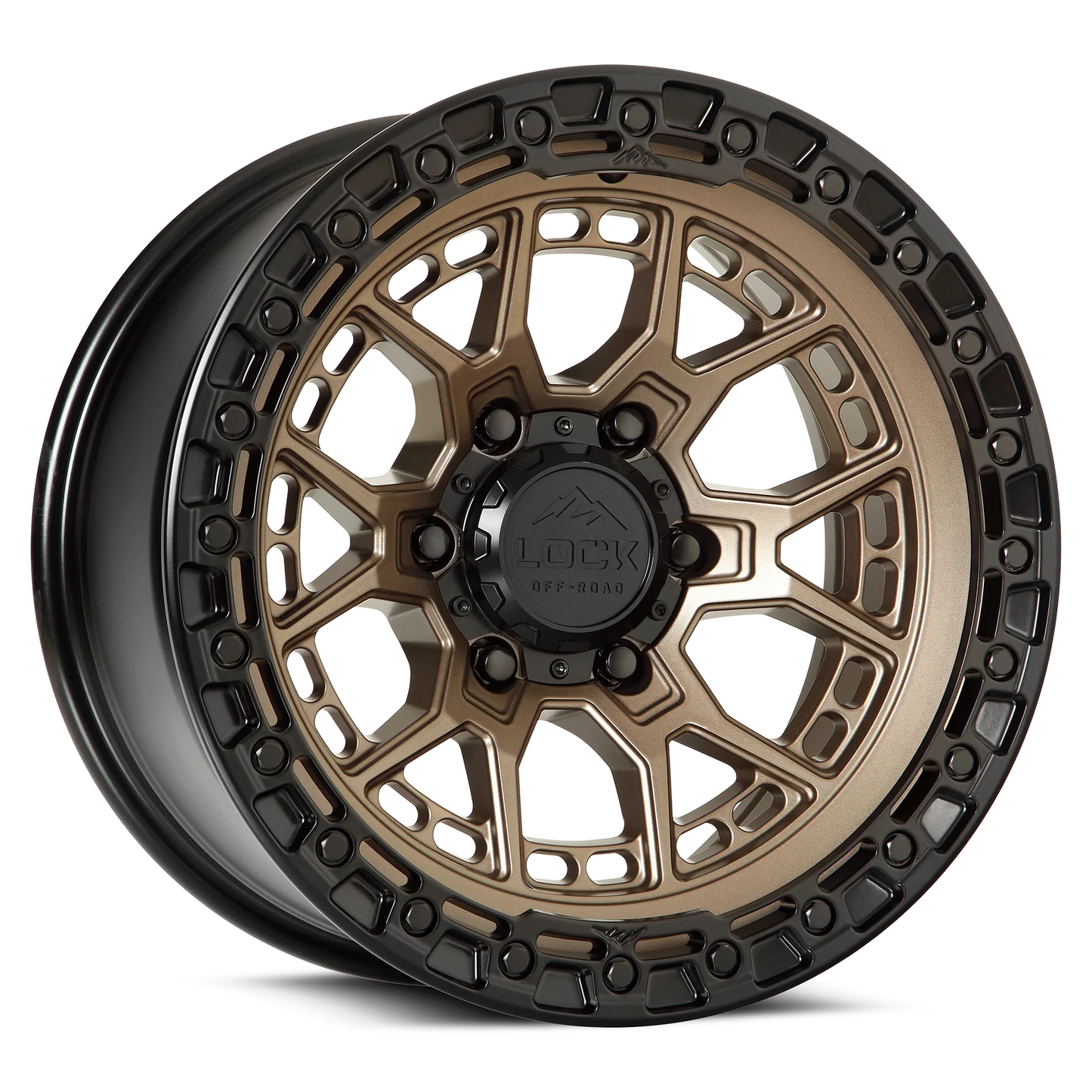 Lock Off Road Wheels ロックオフロード ホイール COMMANDO | Matte Bronze w/ Matte Black Ring