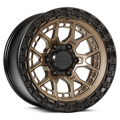 Lock Off Road Wheels ロックオフロード ホイール COMMANDO | Matte Bronze w/ Matte Black Ring