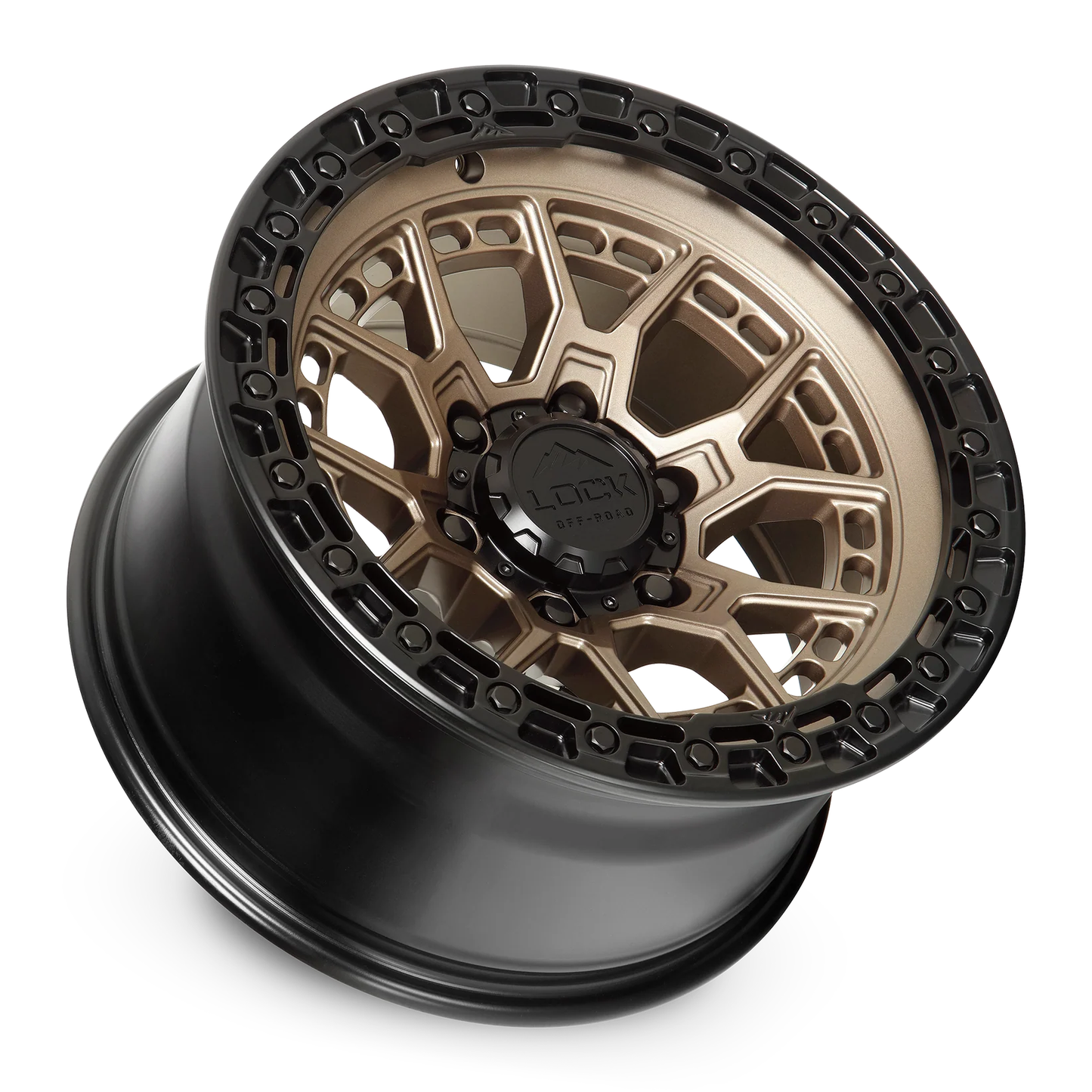 Lock Off Road Wheels ロックオフロード ホイール COMMANDO | Matte Bronze w/ Matte Black Ring