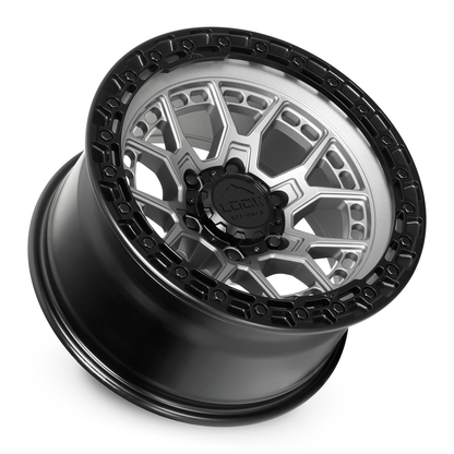 Lock Off Road Wheels ロックオフロード ホイール COMMANDO | Matte Grey w/ Matte Black Ring