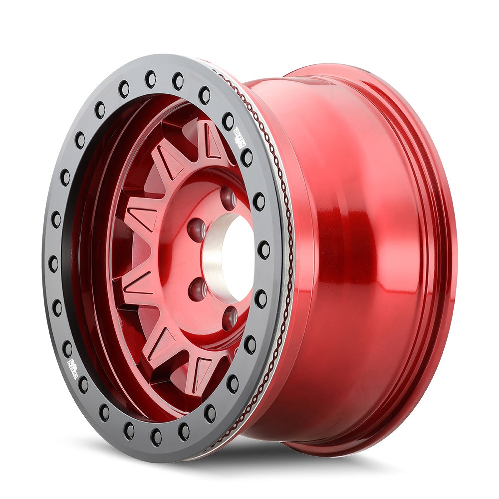 Dirty life Wheels ダーティーライフ ホイール ROADKILL RACE BEADLOCK 9302 | CANDY RED W/ BLACK RING