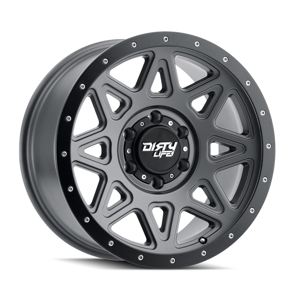 Dirty life Wheels ダーティーライフ ホイール THEORY 9305 | MATTE GUNMETAL W/ MATTE BLACK LIP