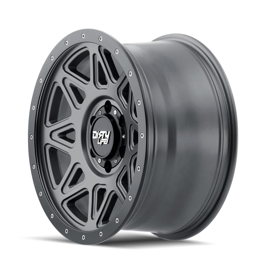 Dirty life Wheels ダーティーライフ ホイール THEORY 9305 | MATTE GUNMETAL W/ MATTE BLACK LIP