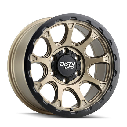 Dirty life Wheels ダーティーライフ ホイール DRIFTER 9307 | MATTE GOLD W/ MATTE BLACK LIP