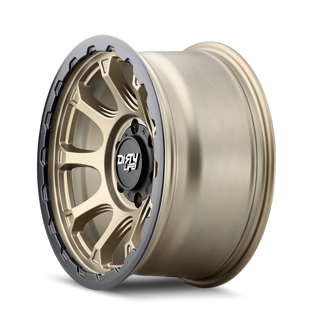 Dirty life Wheels ダーティーライフ ホイール DRIFTER 9307 | MATTE GOLD W/ MATTE BLACK LIP