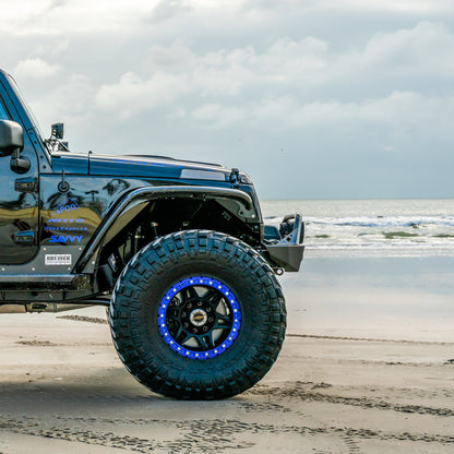 SAVVY OFFROAD サヴィーオフロード クローラー ライト アルミニウム フロントバンパー フープあり (JK)