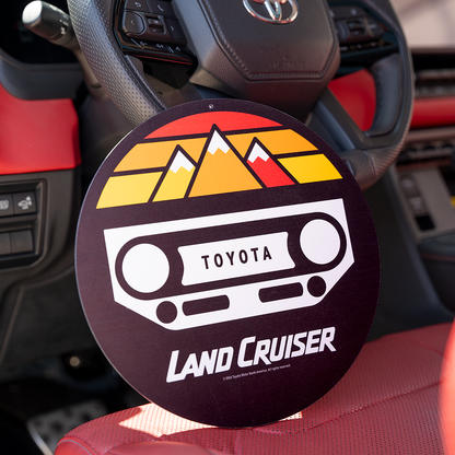TOYOTA  Toyota Land Cruiser Striped Sunset メタルサイン