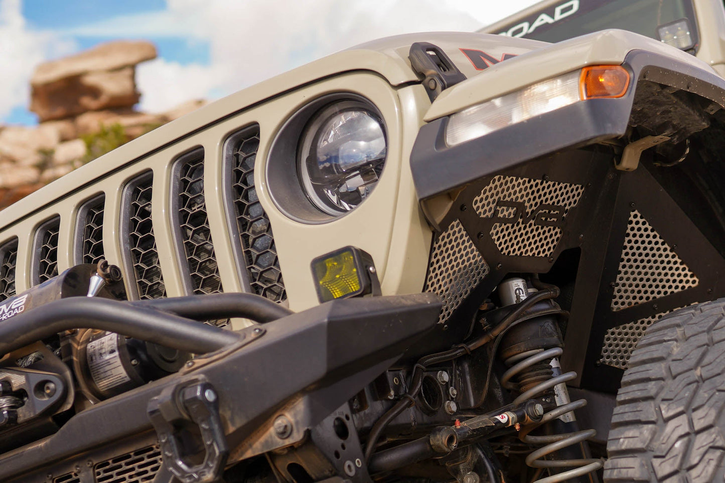 DV8 Offroad 3インチ Eliteシリーズ LED ポッドライト アンバー