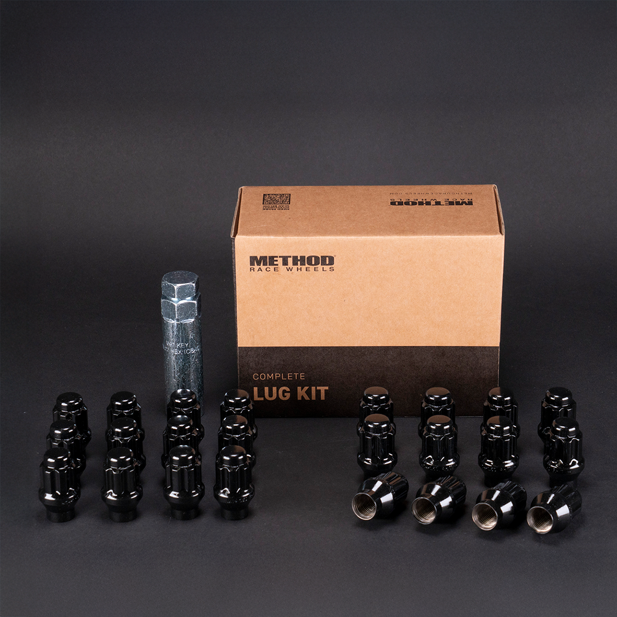 Method Race Wheels メソッド ホイール スプライン ラグナット (ブラック/クローム)