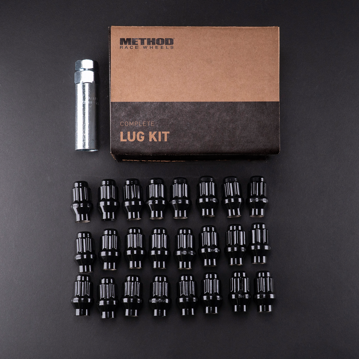 Method Race Wheels メソッド ホイール スプライン ラグナット (ブラック/クローム)