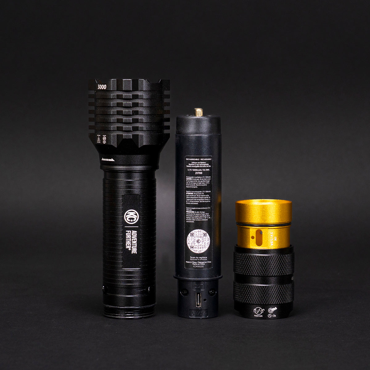 KC HiLiTES FLX 3K 充電式 フラッシュライト