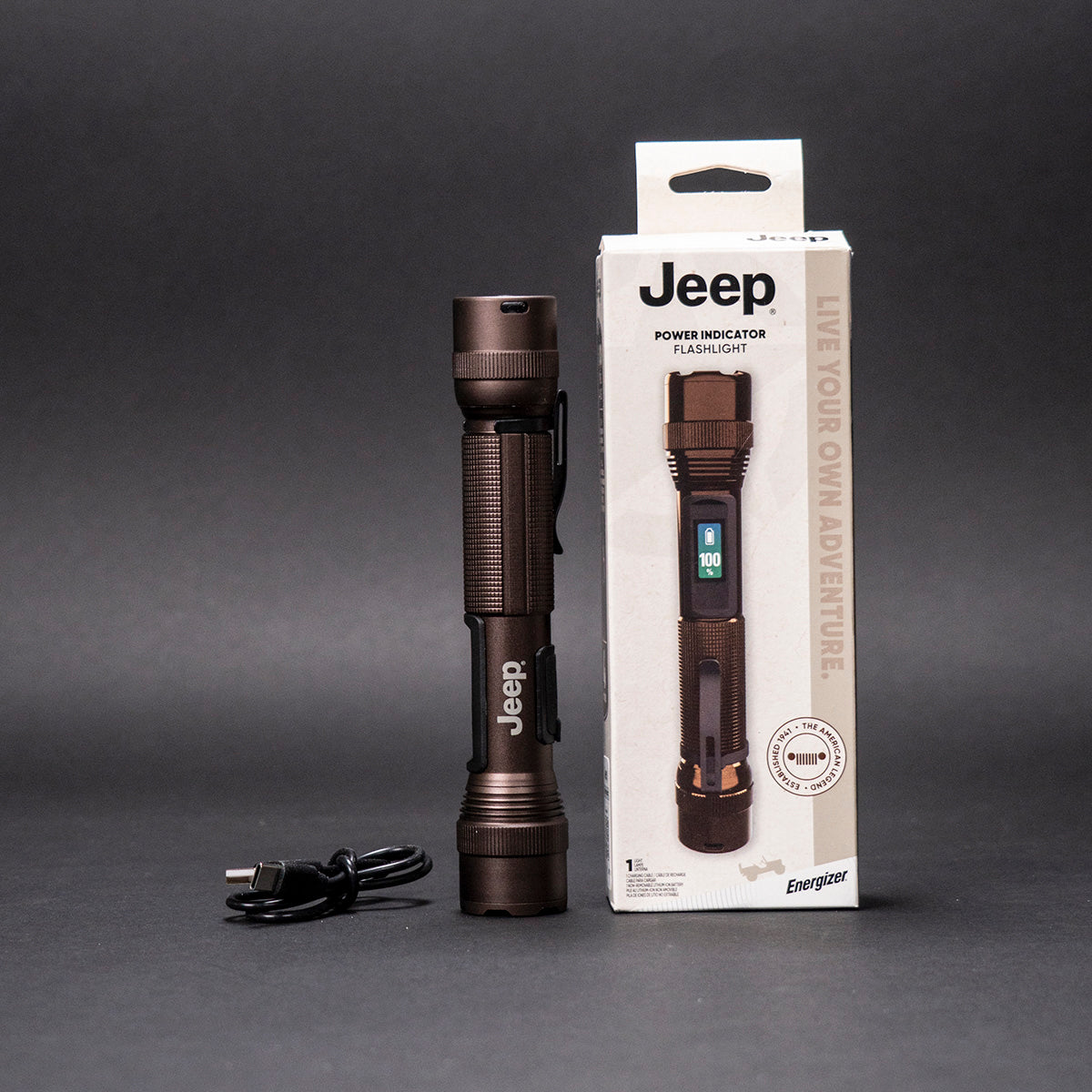 Jeep × Energizer パワーインジケーター フラッシュライト
