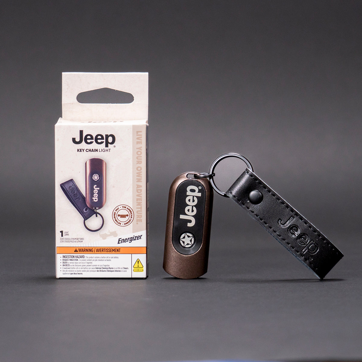 Jeep × Energizer LEDキーチェーンライト