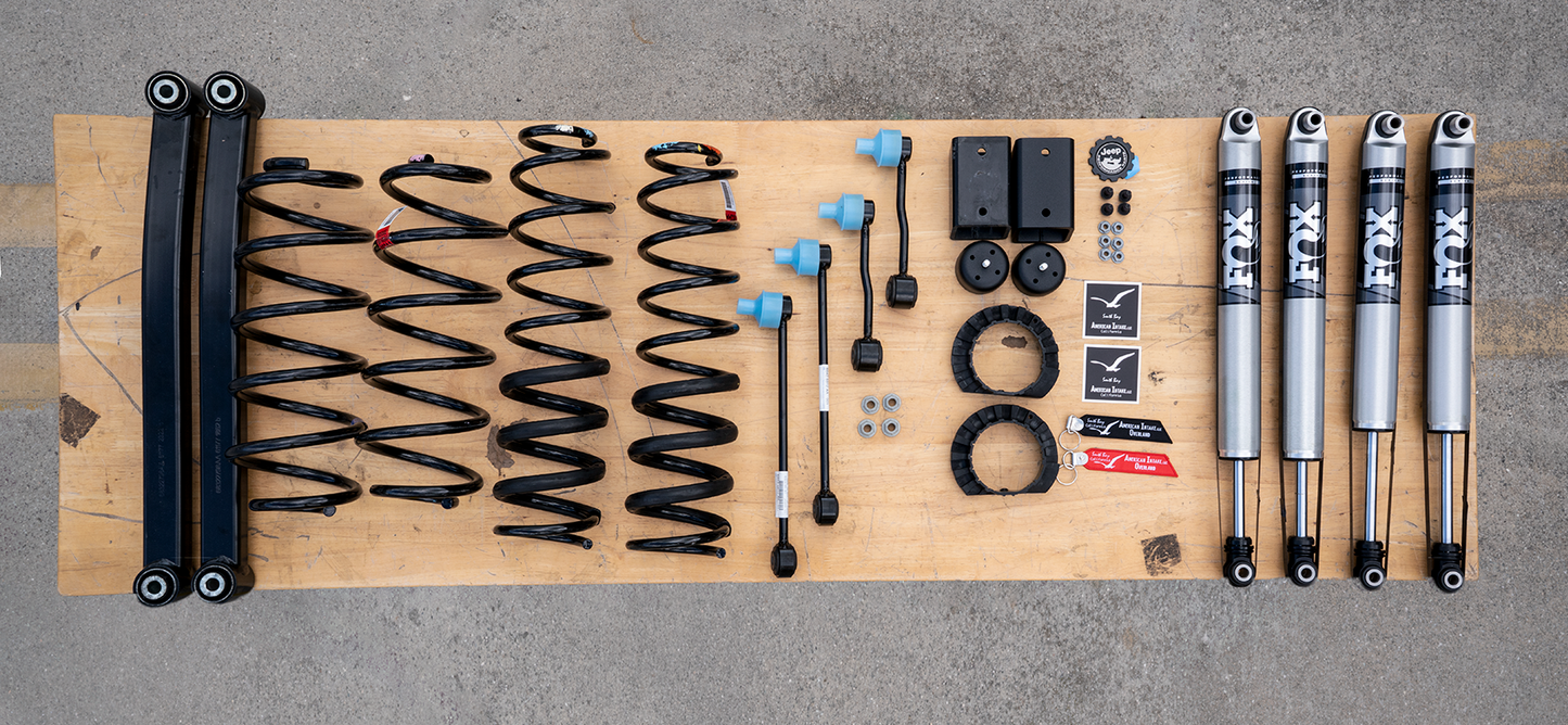 アメリカンインテイク オリジナル 2.0インチリフトキット (FOX ファクトリシリーズショック) JTグラディエーター