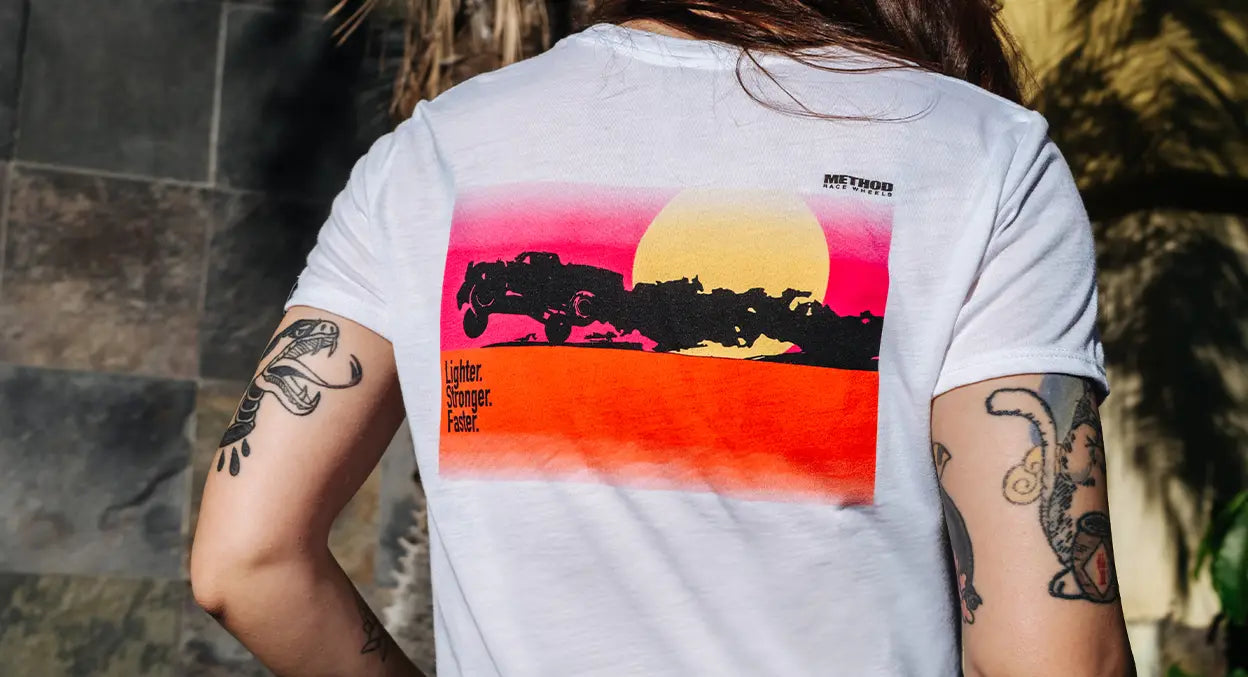 Method Race Wheels Endless Summer Ladies Crop Top Tシャツ White (女性用）