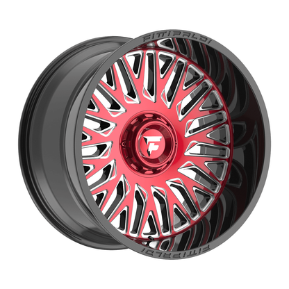 Fittipaldi Off Road FA07MBRM | GLOSS BLACK MACHINED FACE WITH RED TINT AND MILLED WINDOWS