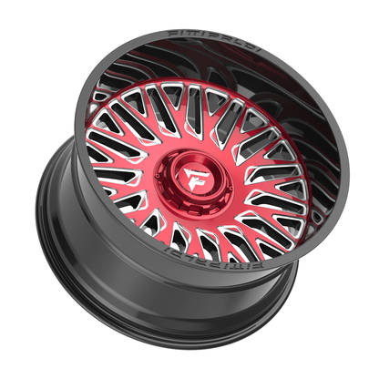 Fittipaldi Off Road FA07MBRM | GLOSS BLACK MACHINED FACE WITH RED TINT AND MILLED WINDOWS