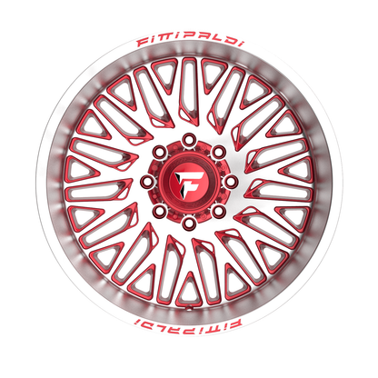 Fittipaldi Off Road FA07MR | GLOSS RED WITH MACHINED FACE AND LIP