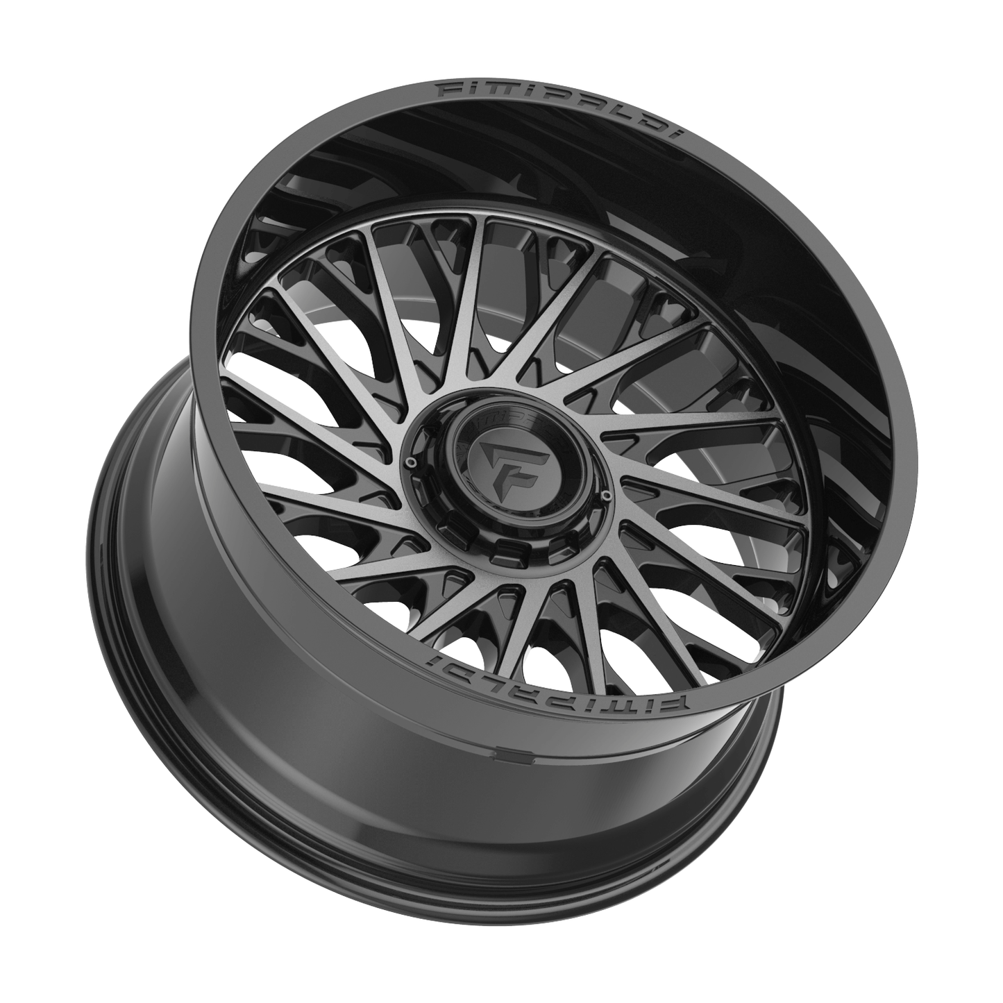 Fittipaldi Off Road FA08MBDT | GLOSS BLACK MACHINED FACE WITH DARK TINT