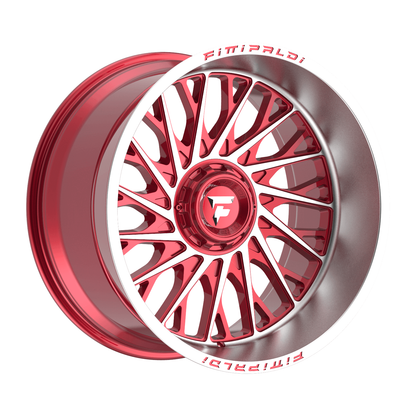 Fittipaldi Off Road FA08MR | GLOSS RED WITH MACHINED FACE AND LIP