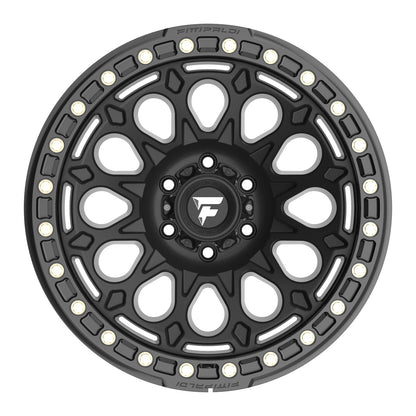 Fittipaldi Off Road FB153B BEADLOCK | SATIN BLACK WITH GLOSS BLACK FORGED RING