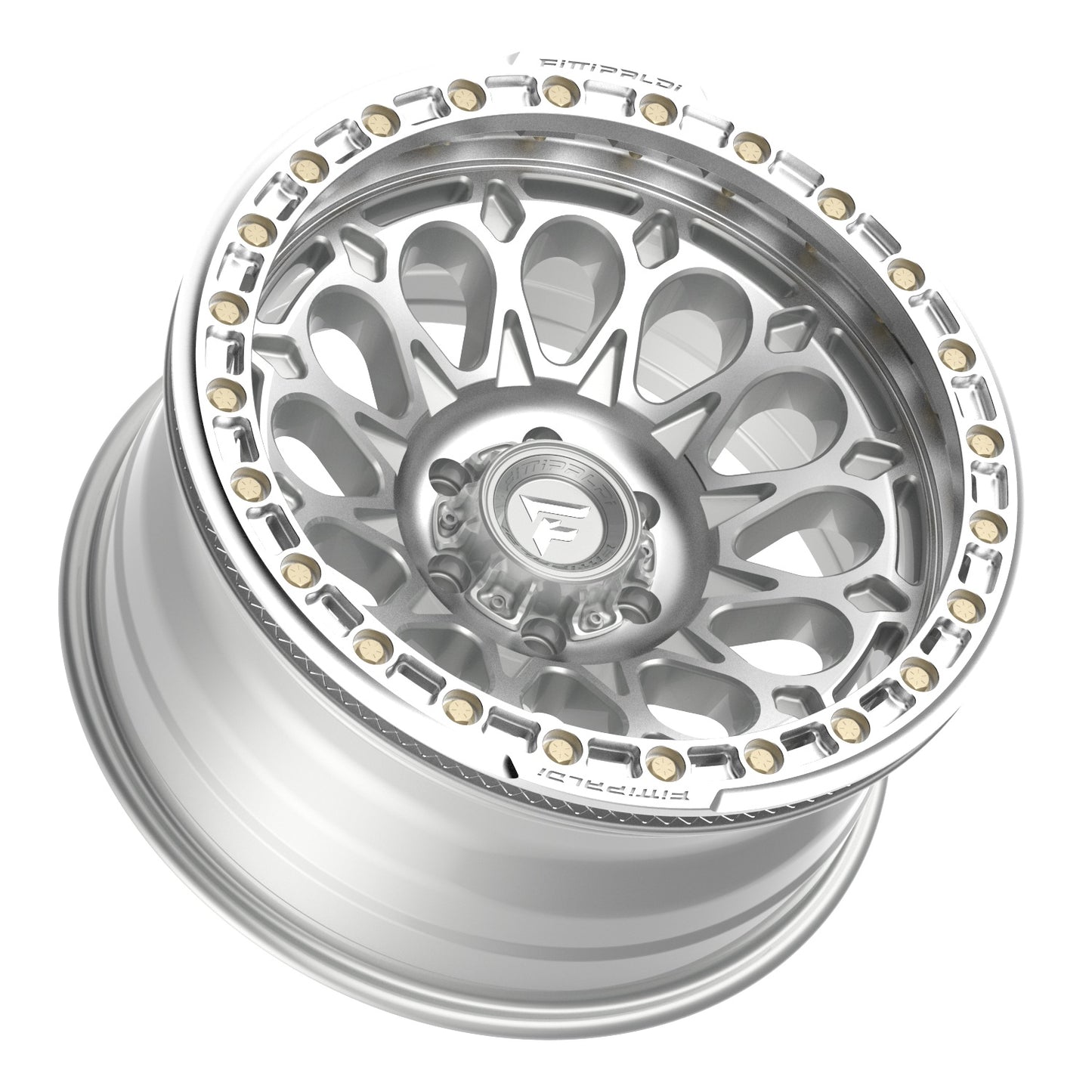 Fittipaldi Off Road FB153M BEADLOCK | GLOSS SILVER MACHINED WITH MACHINED RING