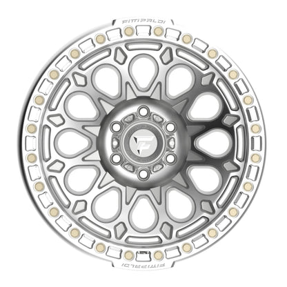 Fittipaldi Off Road FB153M BEADLOCK | GLOSS SILVER MACHINED WITH MACHINED RING