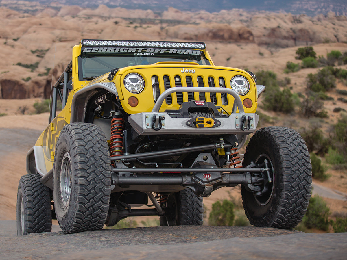 軽量化JEEP GenRight Off Road アルミフロントバンパー JK GenRight Off Road ジェンライトオフロード ハイクリアランス Trail