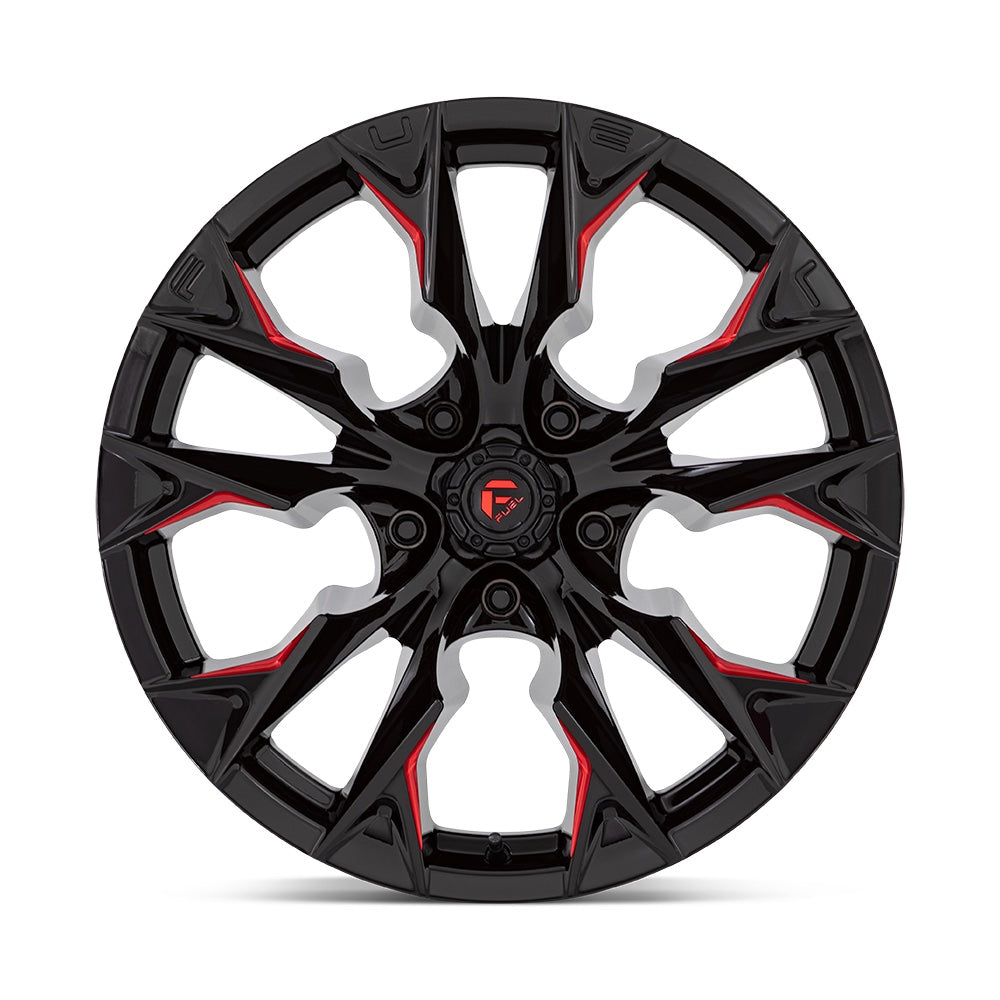 Fuel Off Road フューエルオフロード ホイール D823 FLAME | GLOSS BLACK MILLED W/ CANDY RED